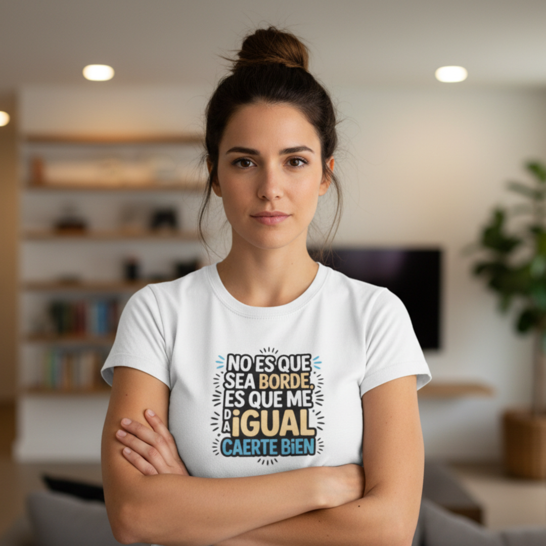 comprar-Camiseta No es que sea borde-wondernastic