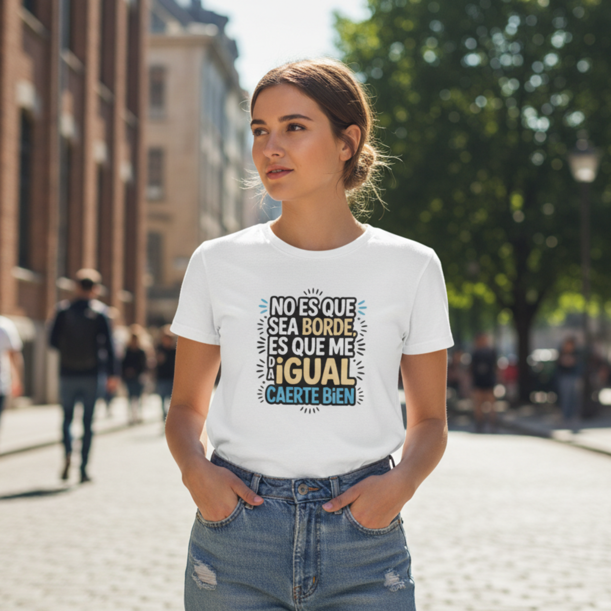 comprar-Camiseta No es que sea borde-wondernastic