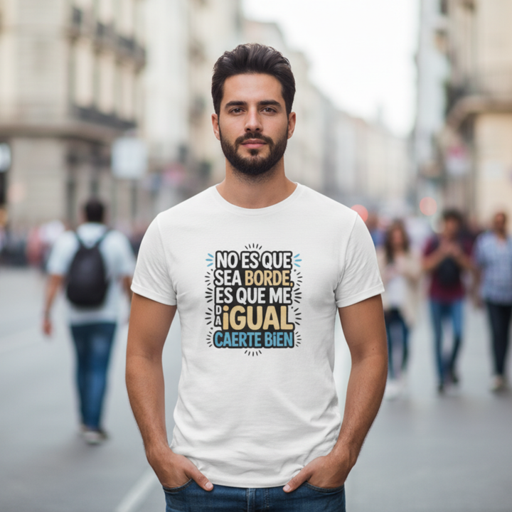 comprar-Camiseta No es que sea borde-wondernastic