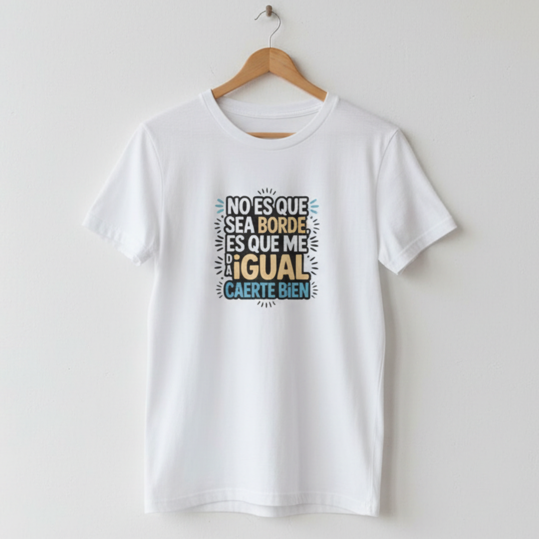 comprar-Camiseta No es que sea borde-wondernastic