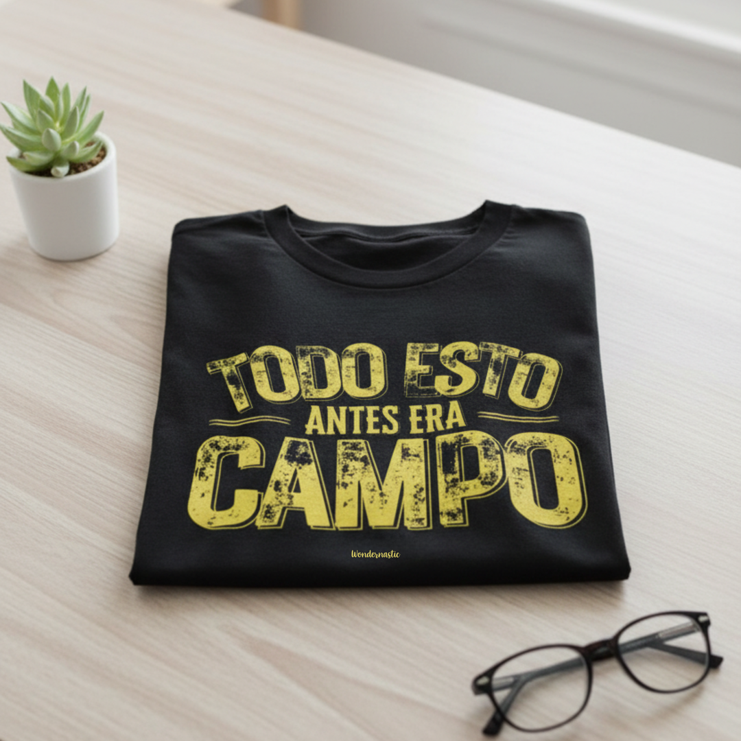 comprar-Camiseta Todo esto antes era campo-wondernastic