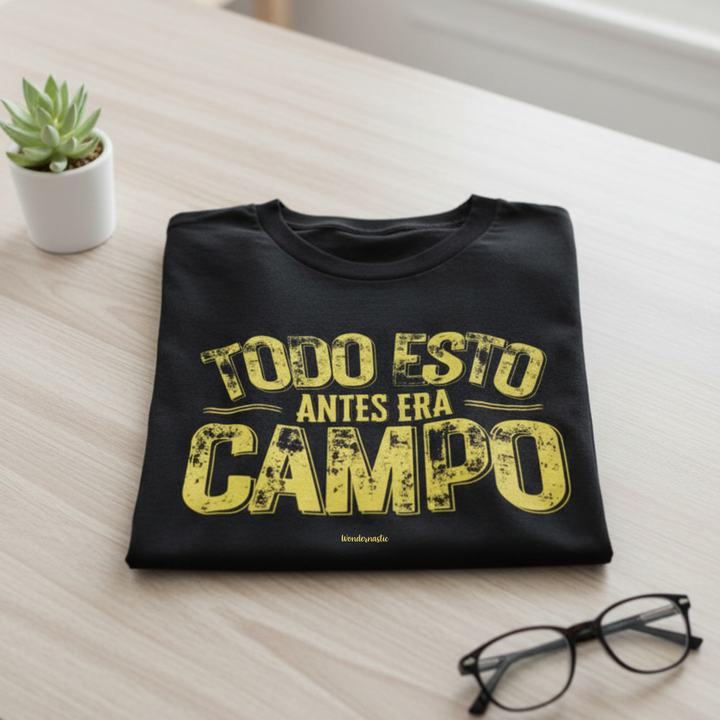 comprar-Camiseta Todo esto antes era campo-wondernastic