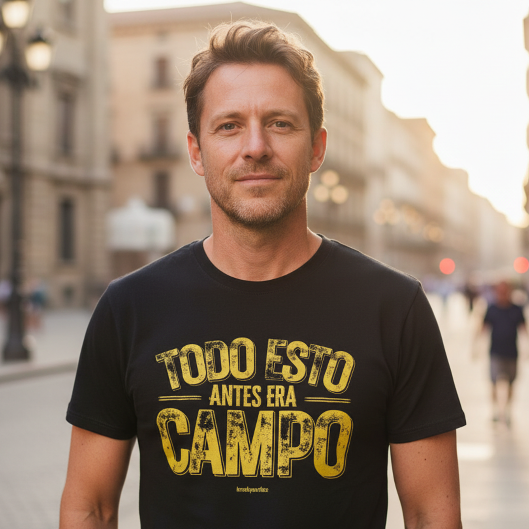 comprar-Camiseta Todo esto antes era campo-wondernastic