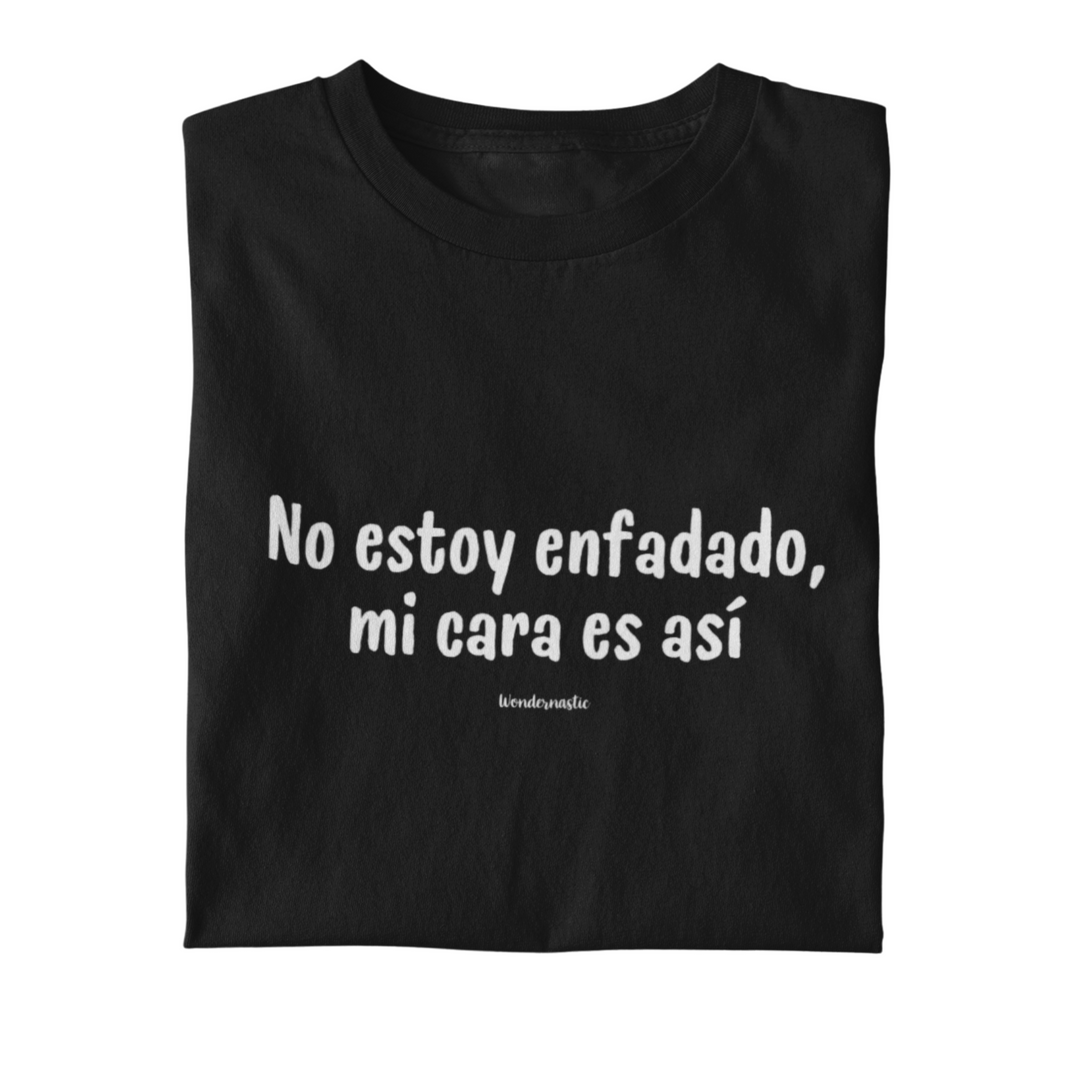 comprar-Camiseta no estoy enfadado, mi cara es así-wondernastic