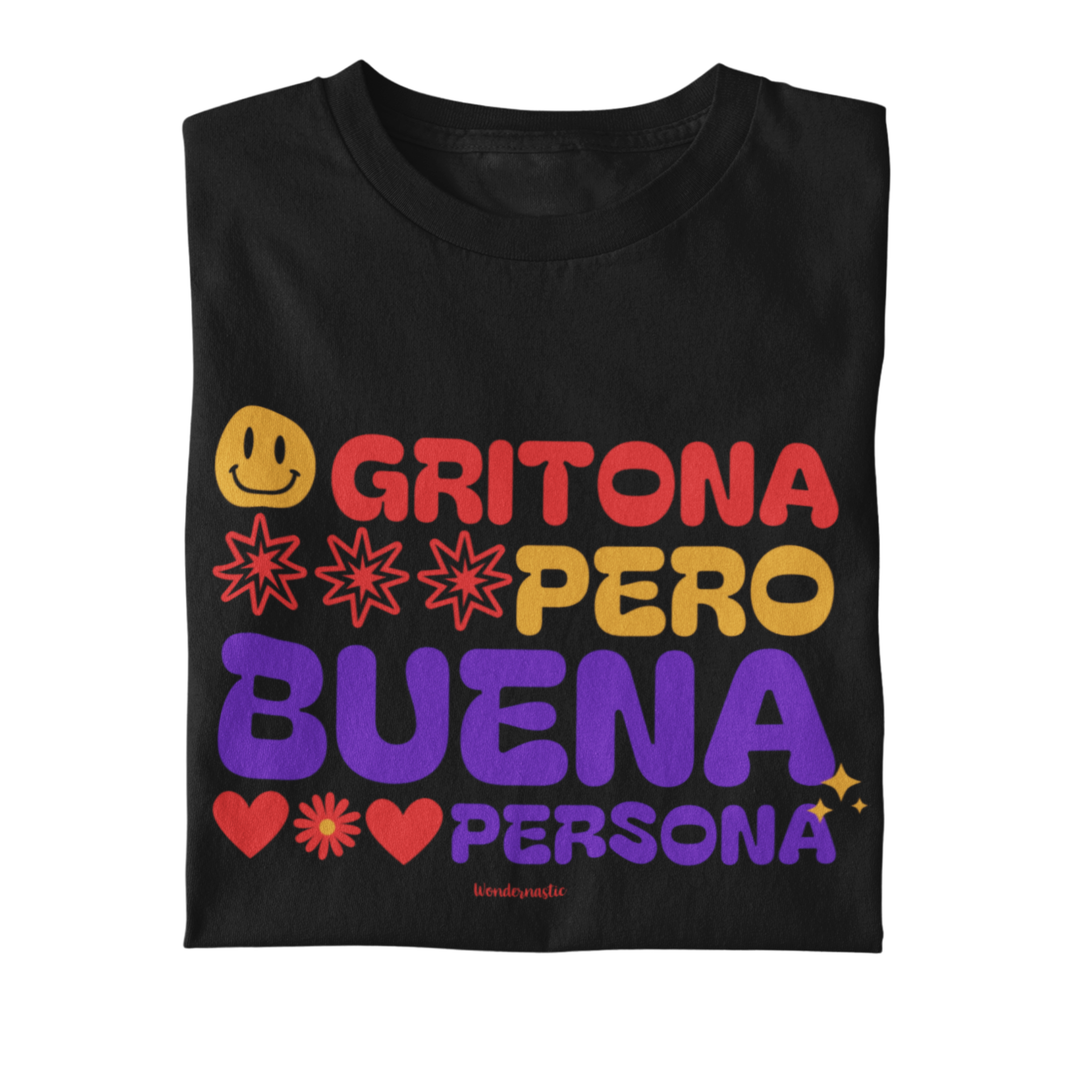 comprar-Camiseta Gritona pero buena persona-wondernastic