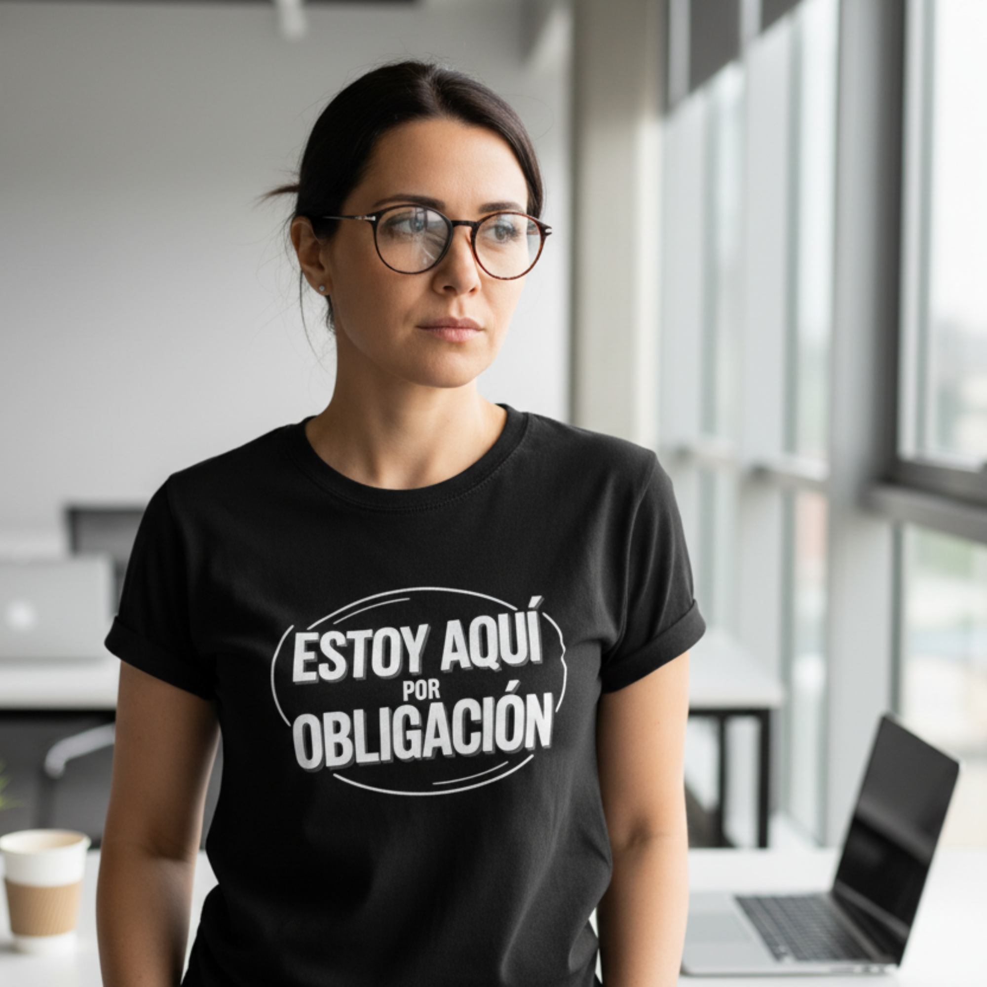 comprar-Camiseta Estoy aquí por obligación-wondernastic