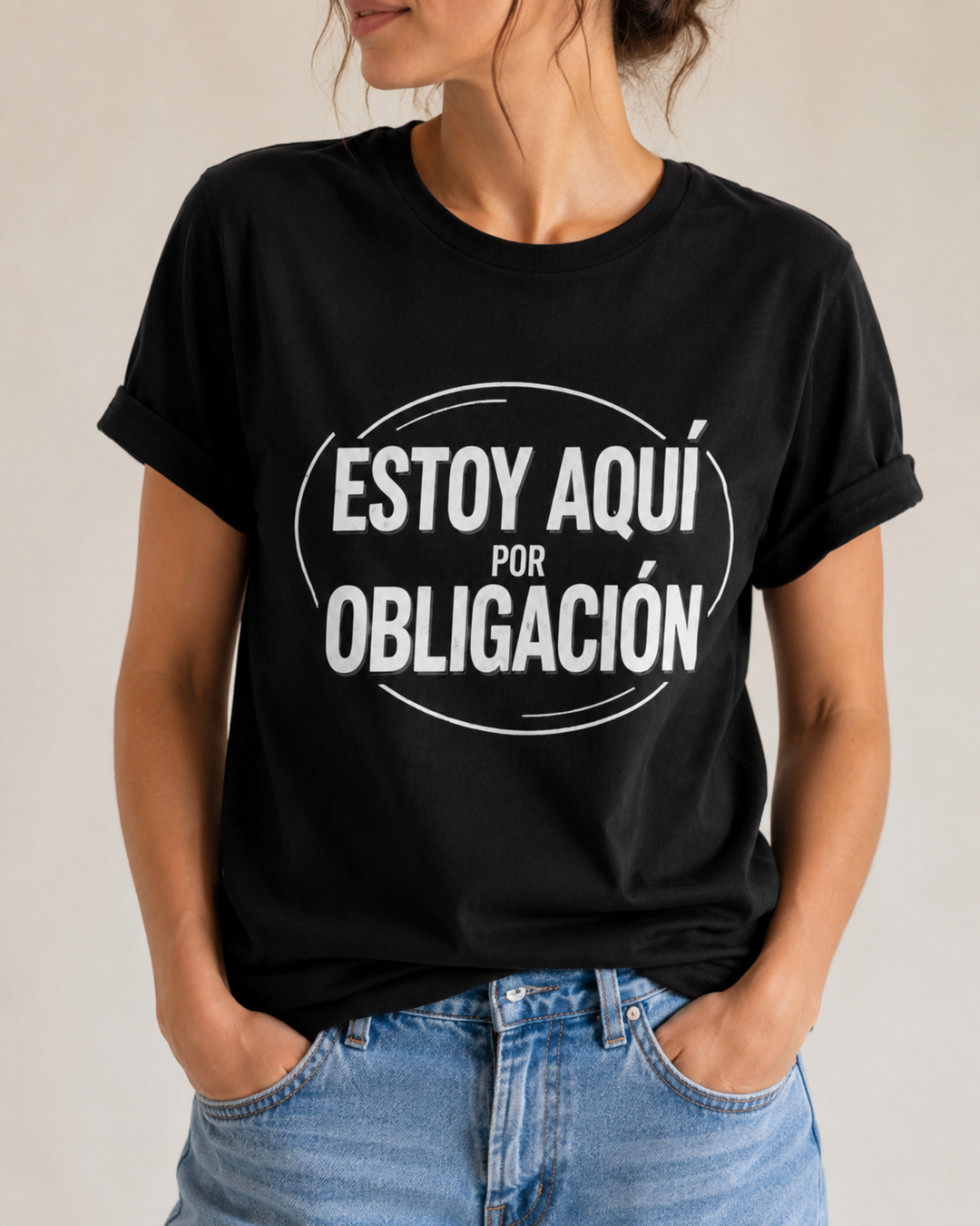 comprar-Camiseta Estoy aquí por obligación-wondernastic