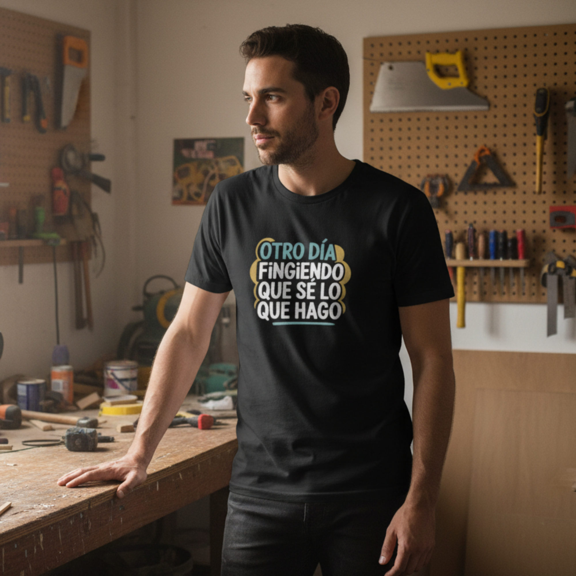 comprar-Camiseta Otro día fingiendo que sé lo que hago-wondernastic