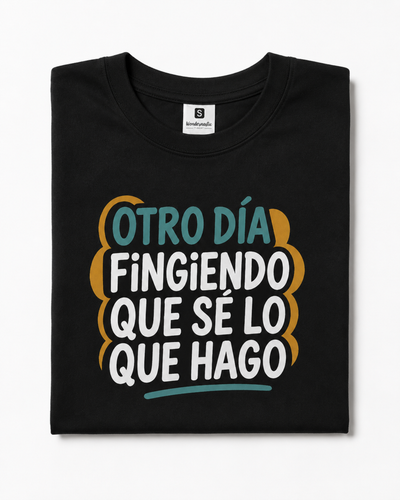 comprar-Camiseta Otro día fingiendo que sé lo que hago-wondernastic