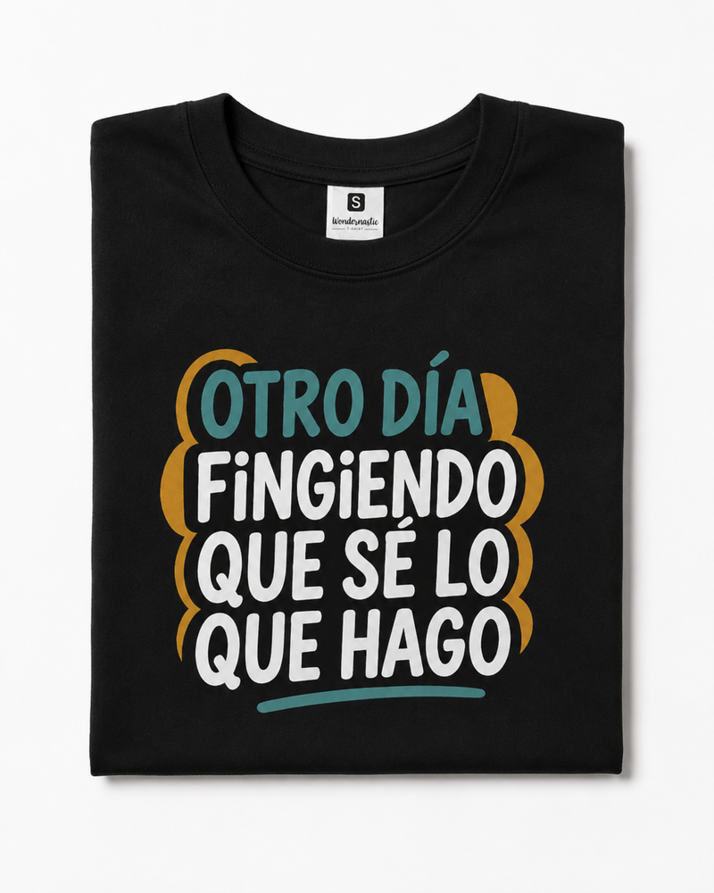 comprar-Camiseta Otro día fingiendo que sé lo que hago-wondernastic