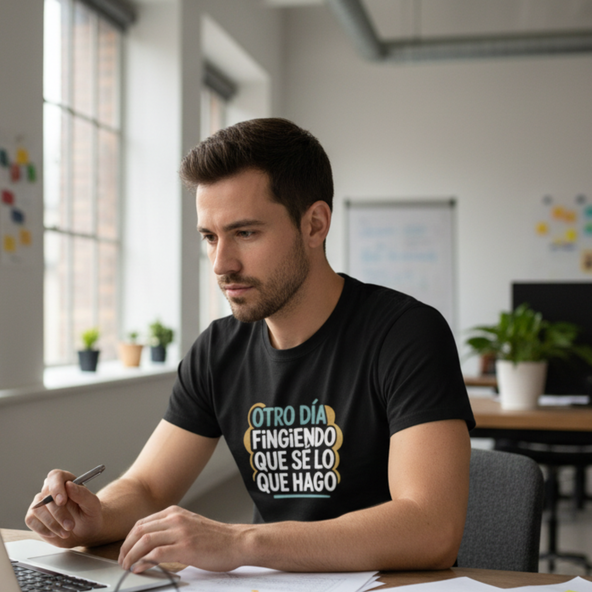 comprar-Camiseta Otro día fingiendo que sé lo que hago-wondernastic