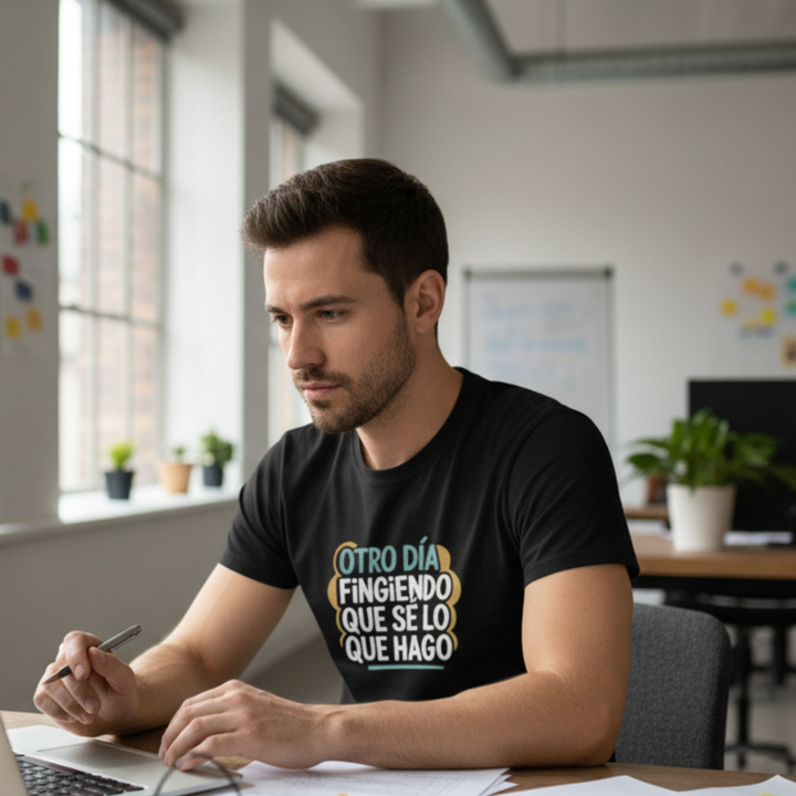 comprar-Camiseta Otro día fingiendo que sé lo que hago-wondernastic