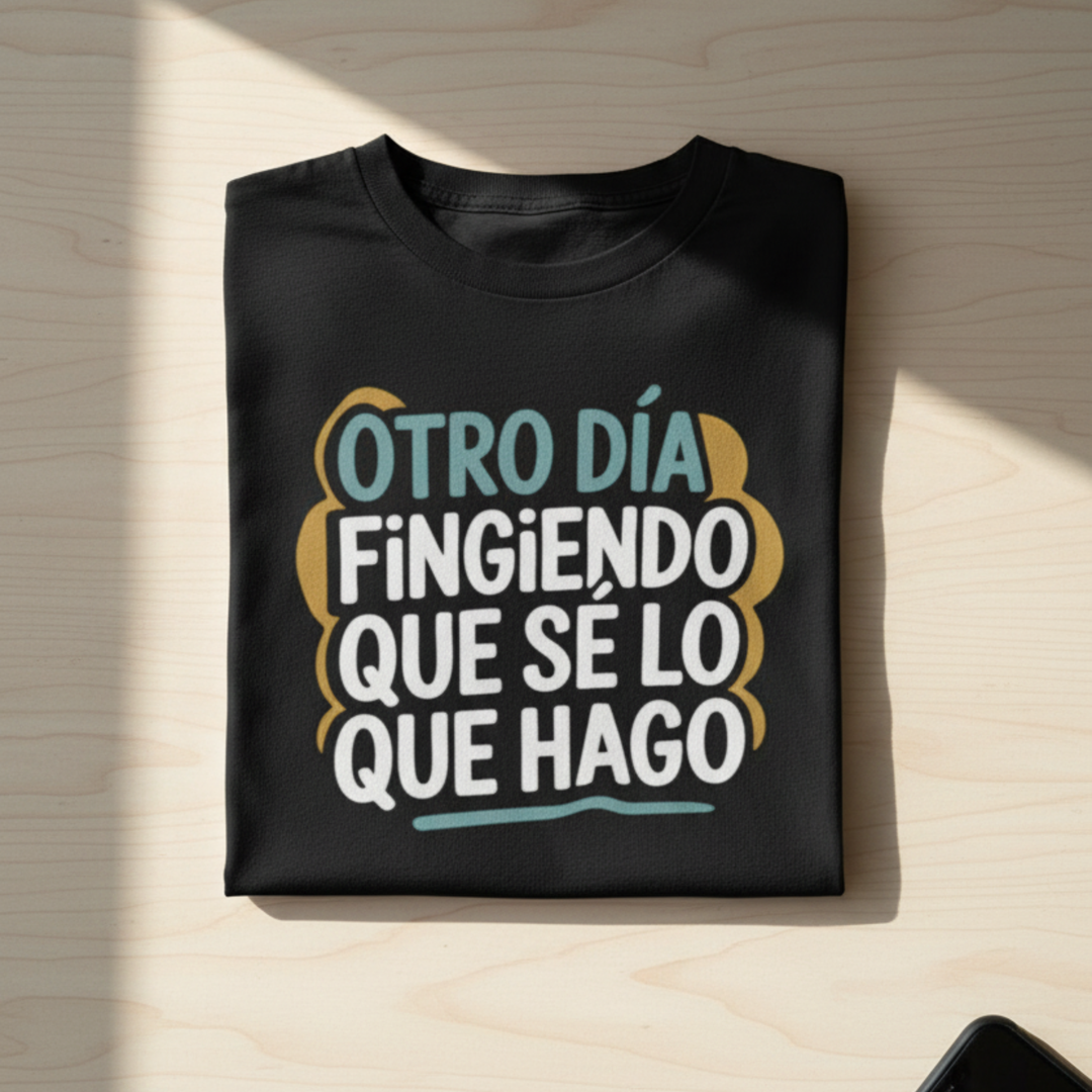 comprar-Camiseta Otro día fingiendo que sé lo que hago-wondernastic