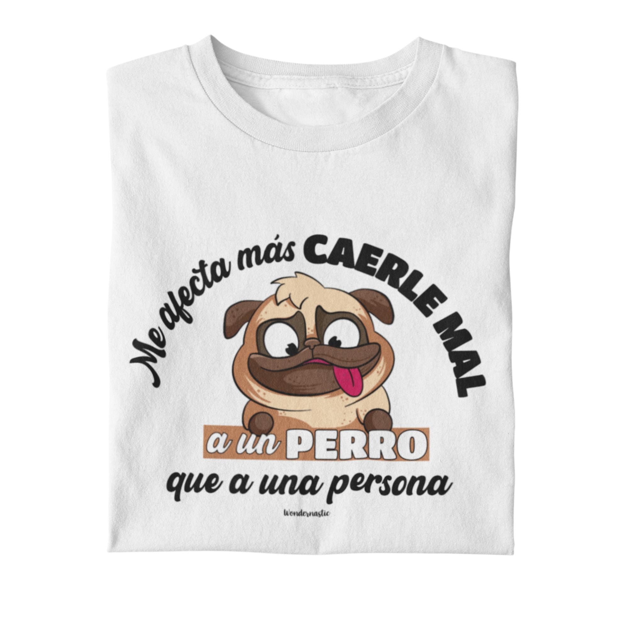 comprar-Camiseta Me afecta más caerle mal a un perro-wondernastic