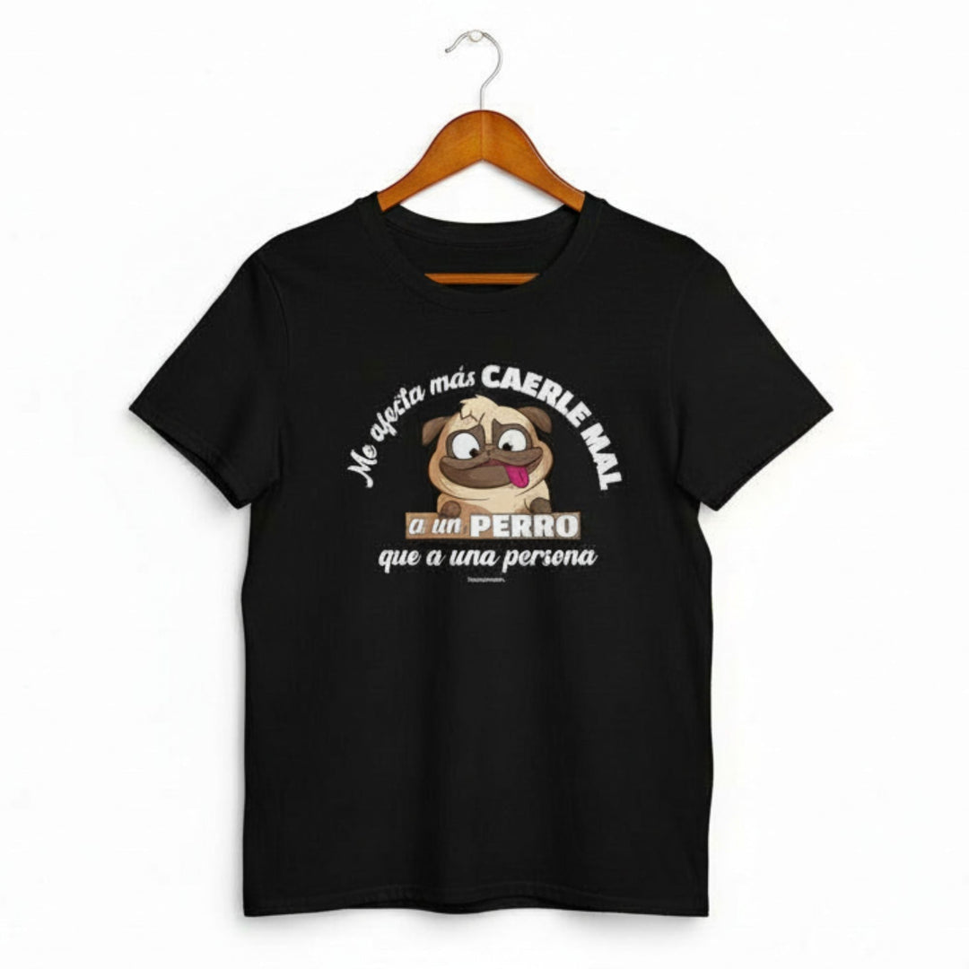 comprar-Camiseta Me afecta más caerle mal a un perro-wondernastic