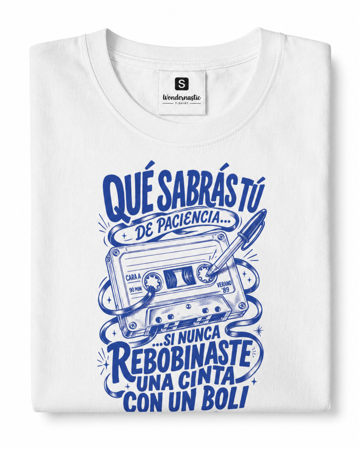 comprar-Camiseta Qué sabrás tú de paciencia-wondernastic