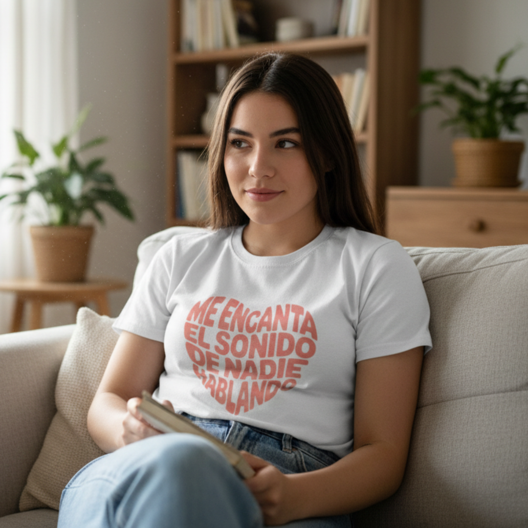 comprar-Camiseta Me encanta el sonido de nadie hablando-wondernastic