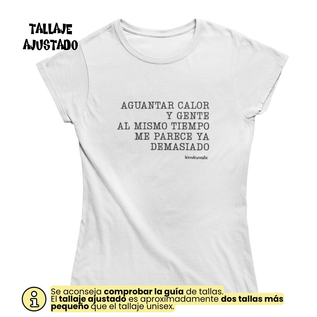 comprar-Camiseta Aguantar calor y gente al mismo tiempo-wondernastic