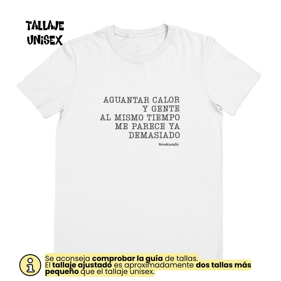 comprar-Camiseta Aguantar calor y gente al mismo tiempo-wondernastic