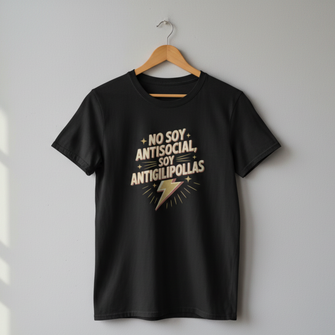 comprar-Camiseta No soy antisocial-wondernastic