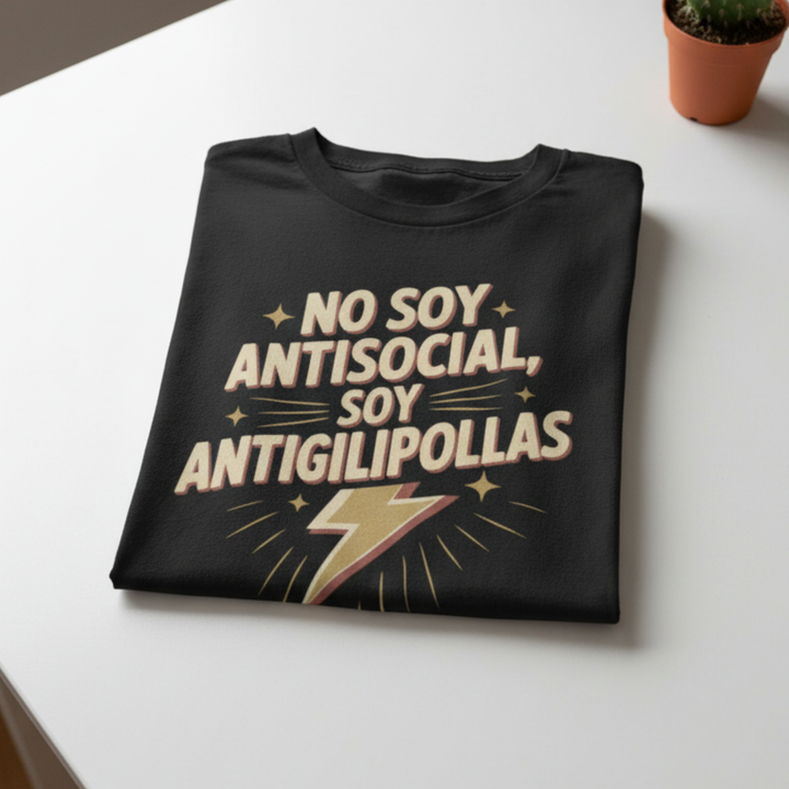 comprar-Camiseta No soy antisocial-wondernastic