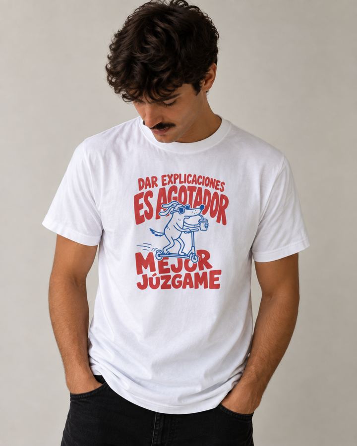 comprar-Camiseta Dar explicaciones es agotador-wondernastic