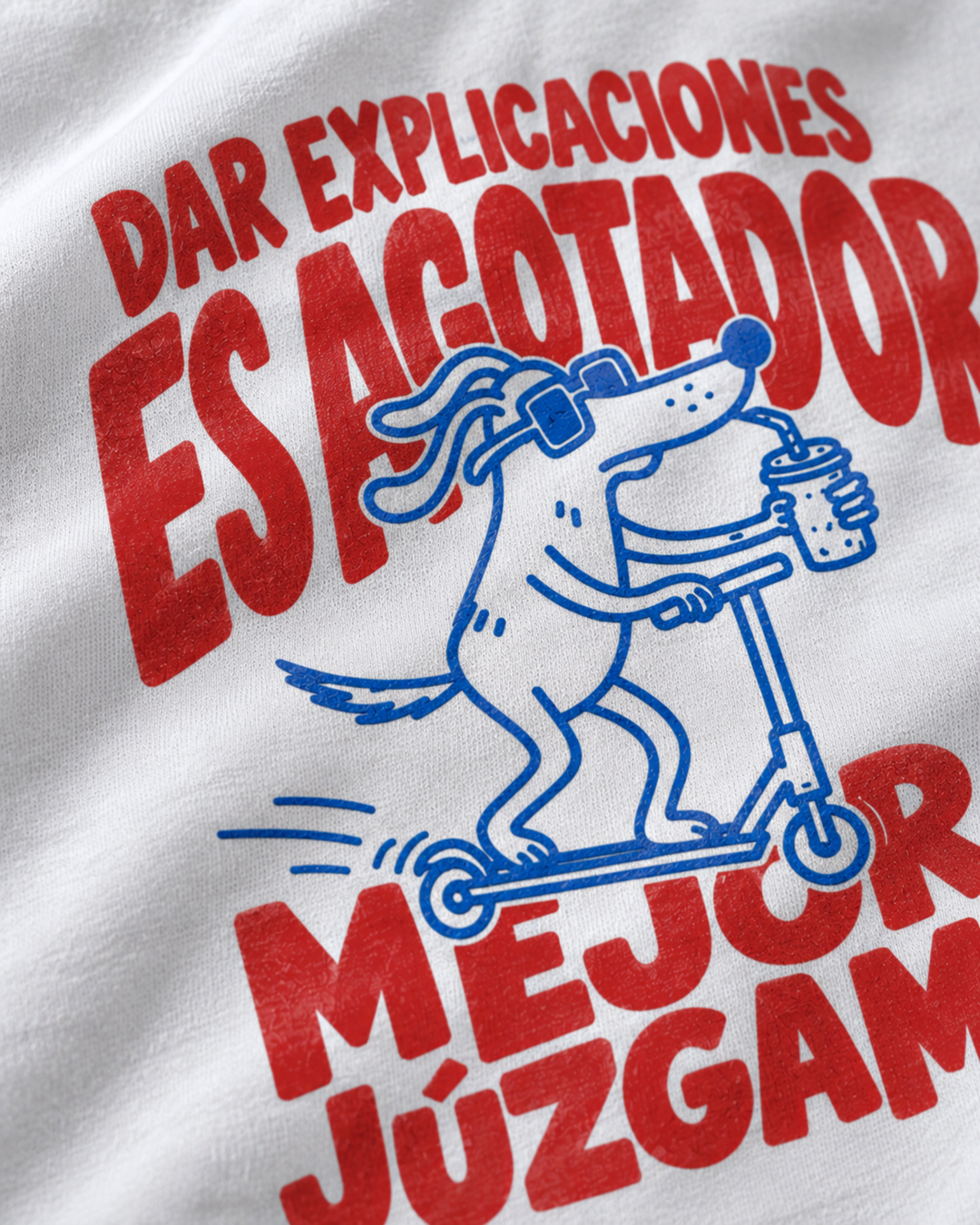 comprar-Camiseta Dar explicaciones es agotador-wondernastic