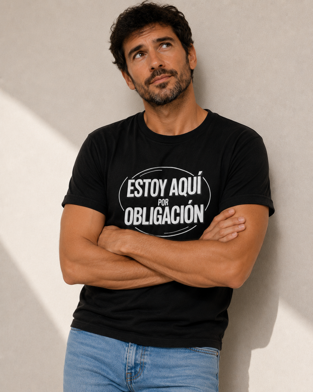 comprar-Camiseta Estoy aquí por obligación-wondernastic