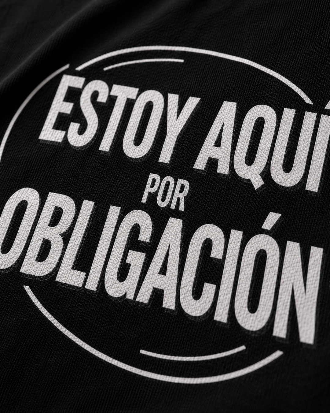comprar-Camiseta Estoy aquí por obligación-wondernastic