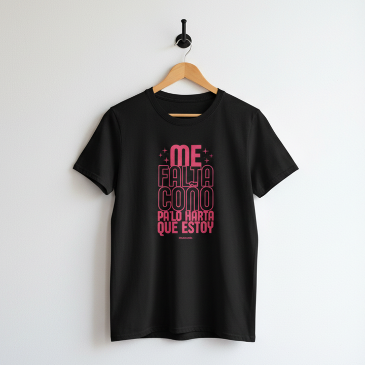 comprar-Camiseta Me falta coño pa lo harta que estoy-wondernastic