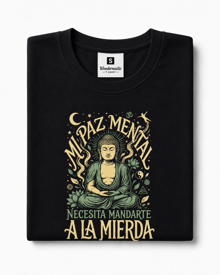 comprar-Camiseta Mi paz mental-wondernastic