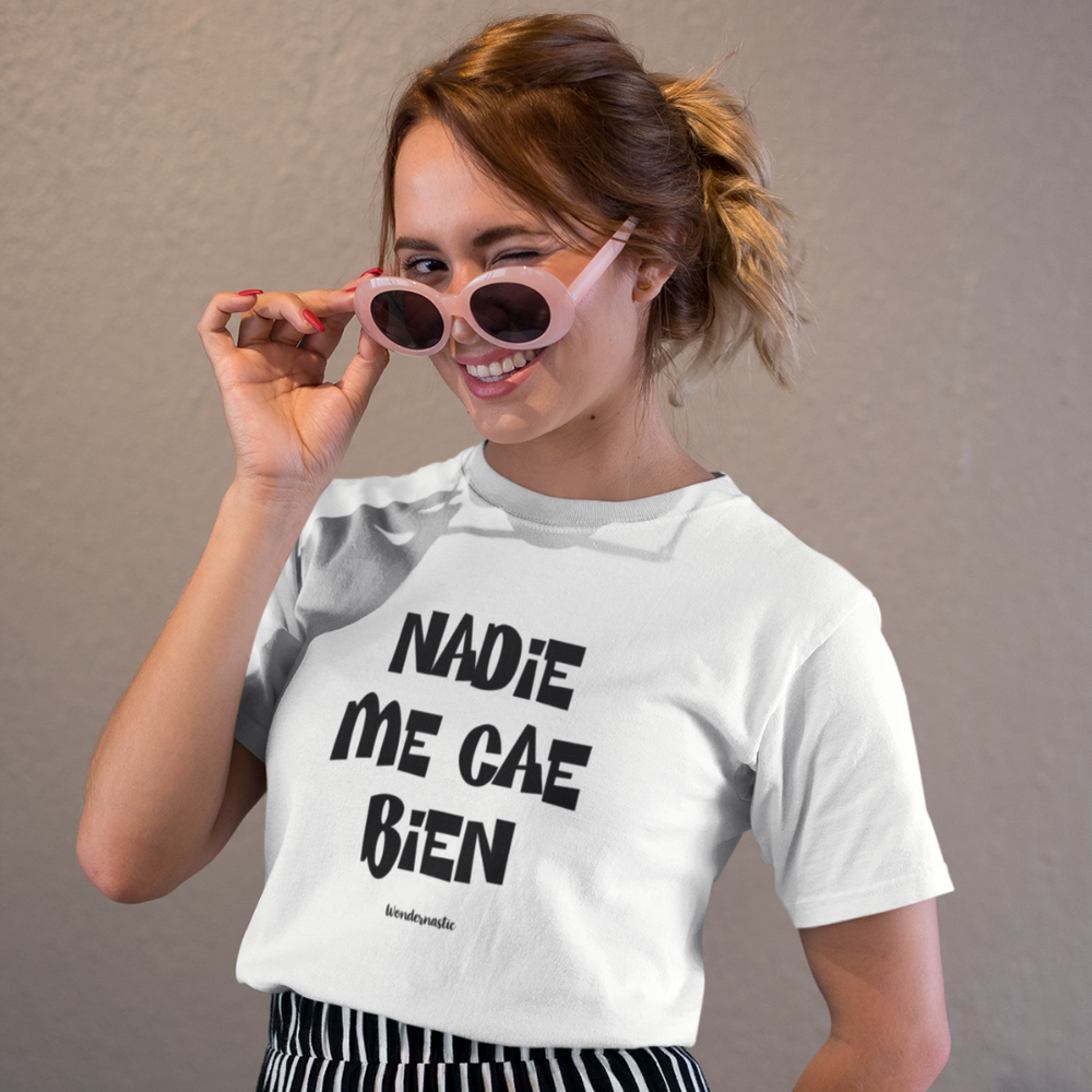 comprar-Camiseta Nadie me cae bien-wondernastic