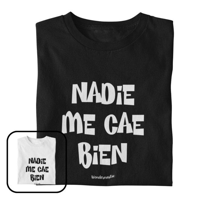 comprar-Camiseta Nadie me cae bien-wondernastic