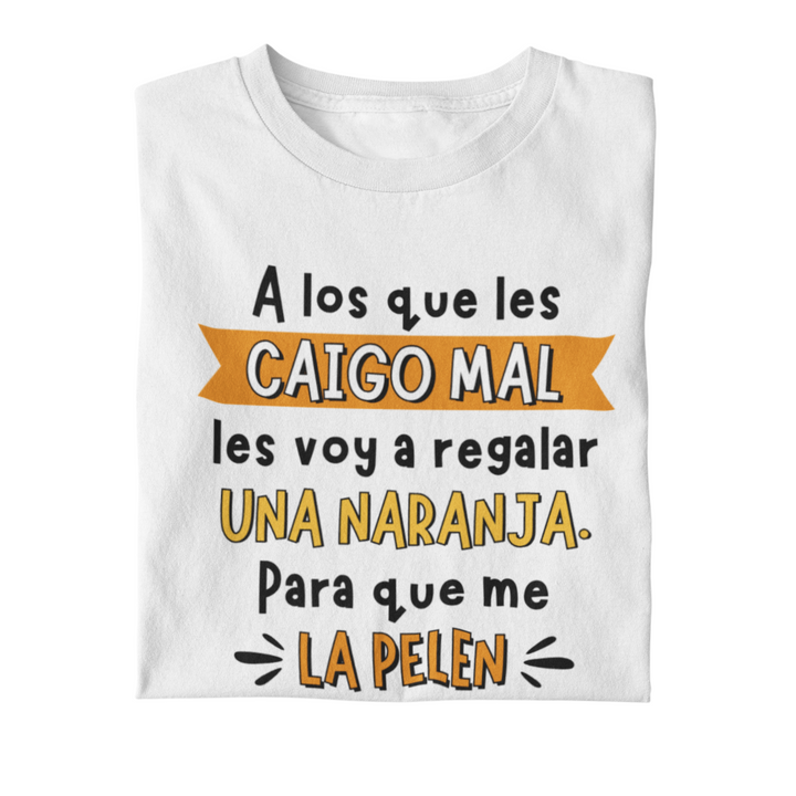 comprar-Camiseta Les voy a regalar una naranja-wondernastic