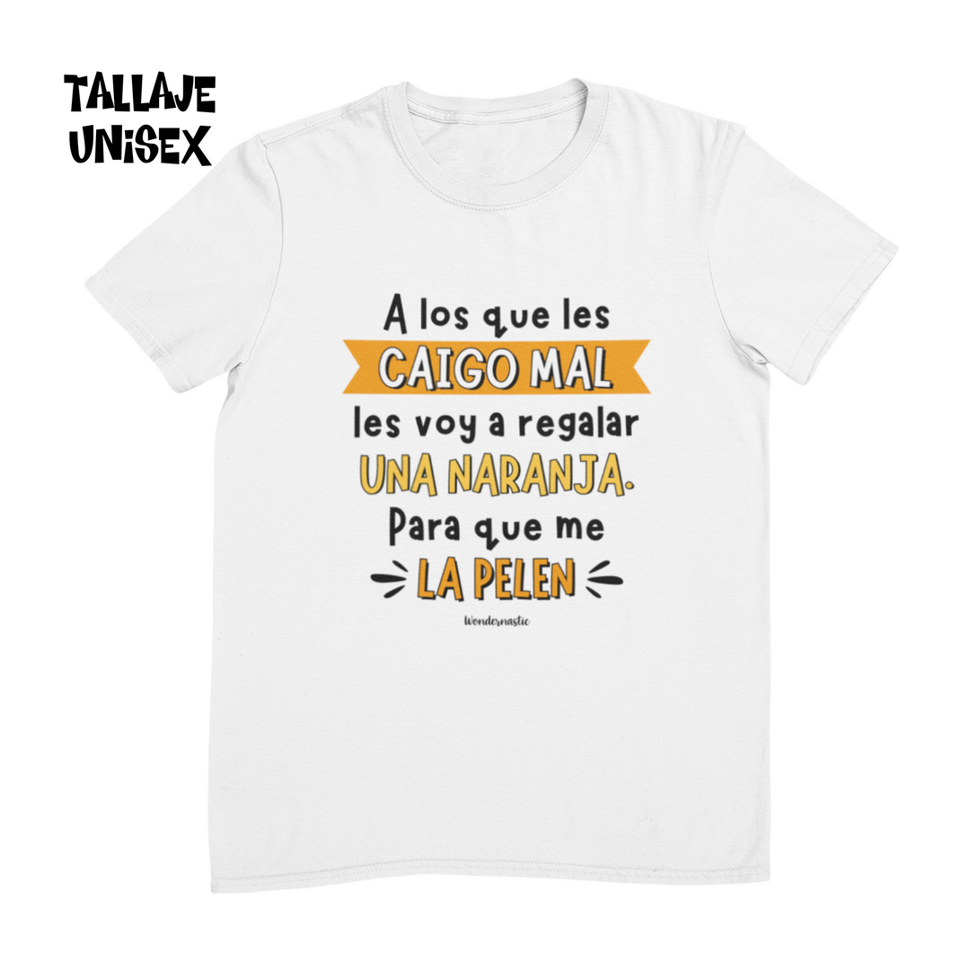 comprar-Camiseta Les voy a regalar una naranja-wondernastic