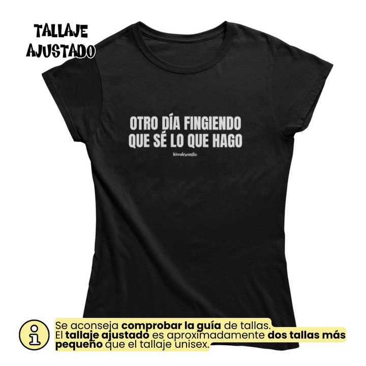 comprar-Camiseta Otro día fingiendo que sé lo que hago-wondernastic