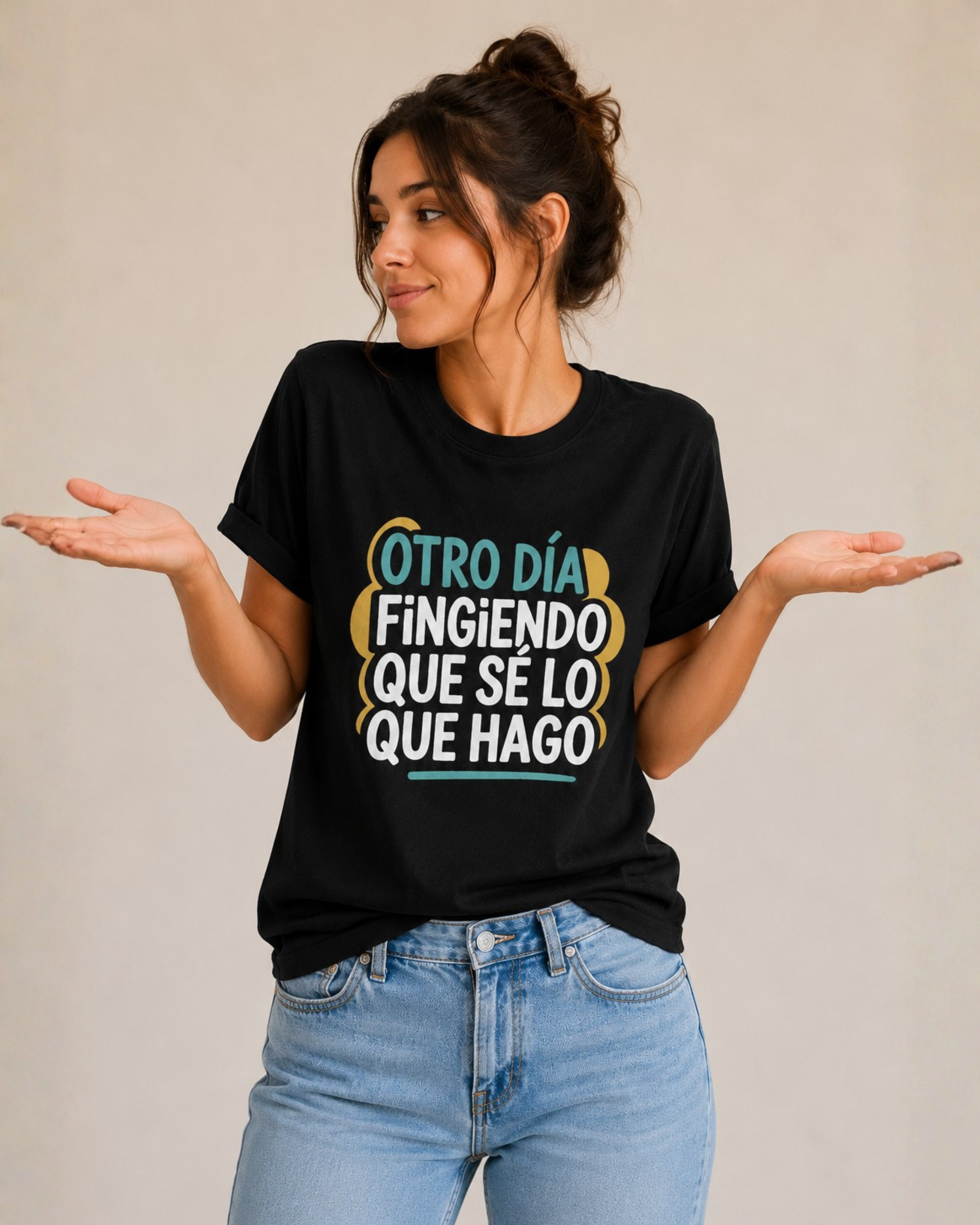 comprar-Camiseta Otro día fingiendo que sé lo que hago-wondernastic