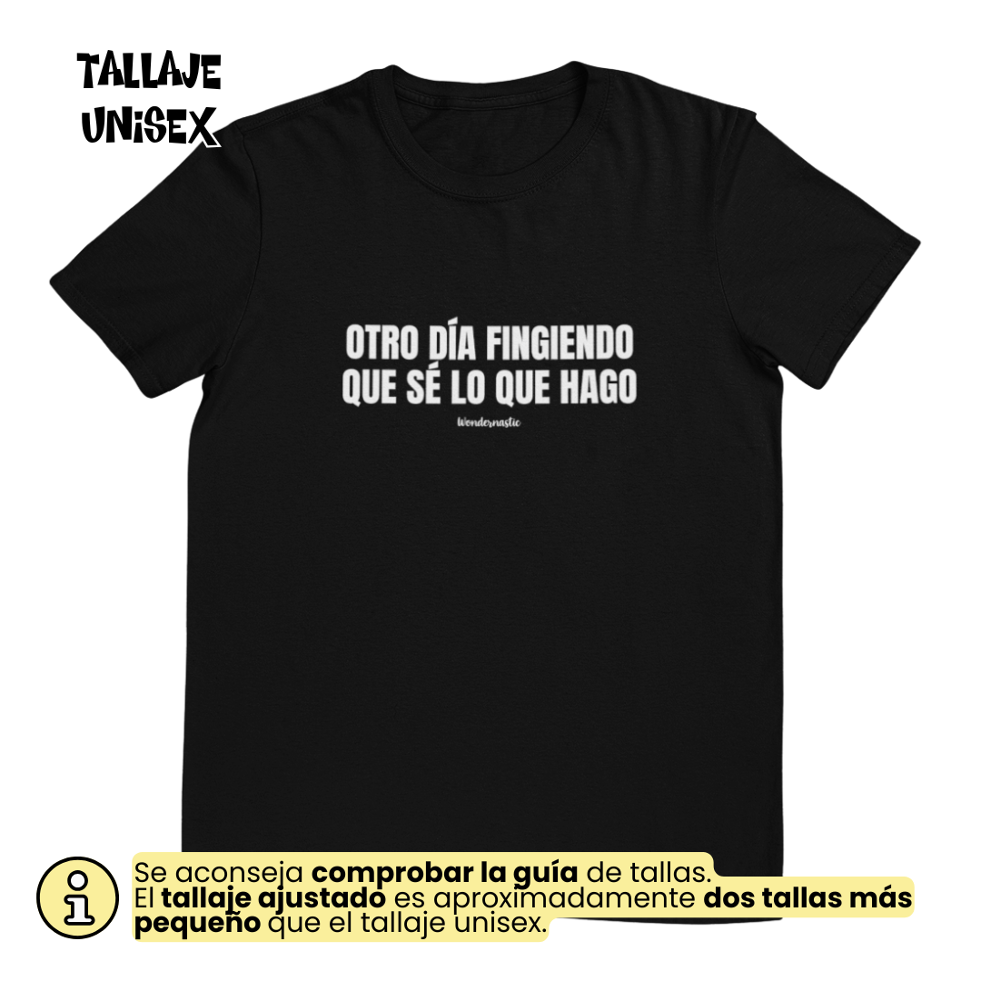 comprar-Camiseta Otro día fingiendo que sé lo que hago-wondernastic