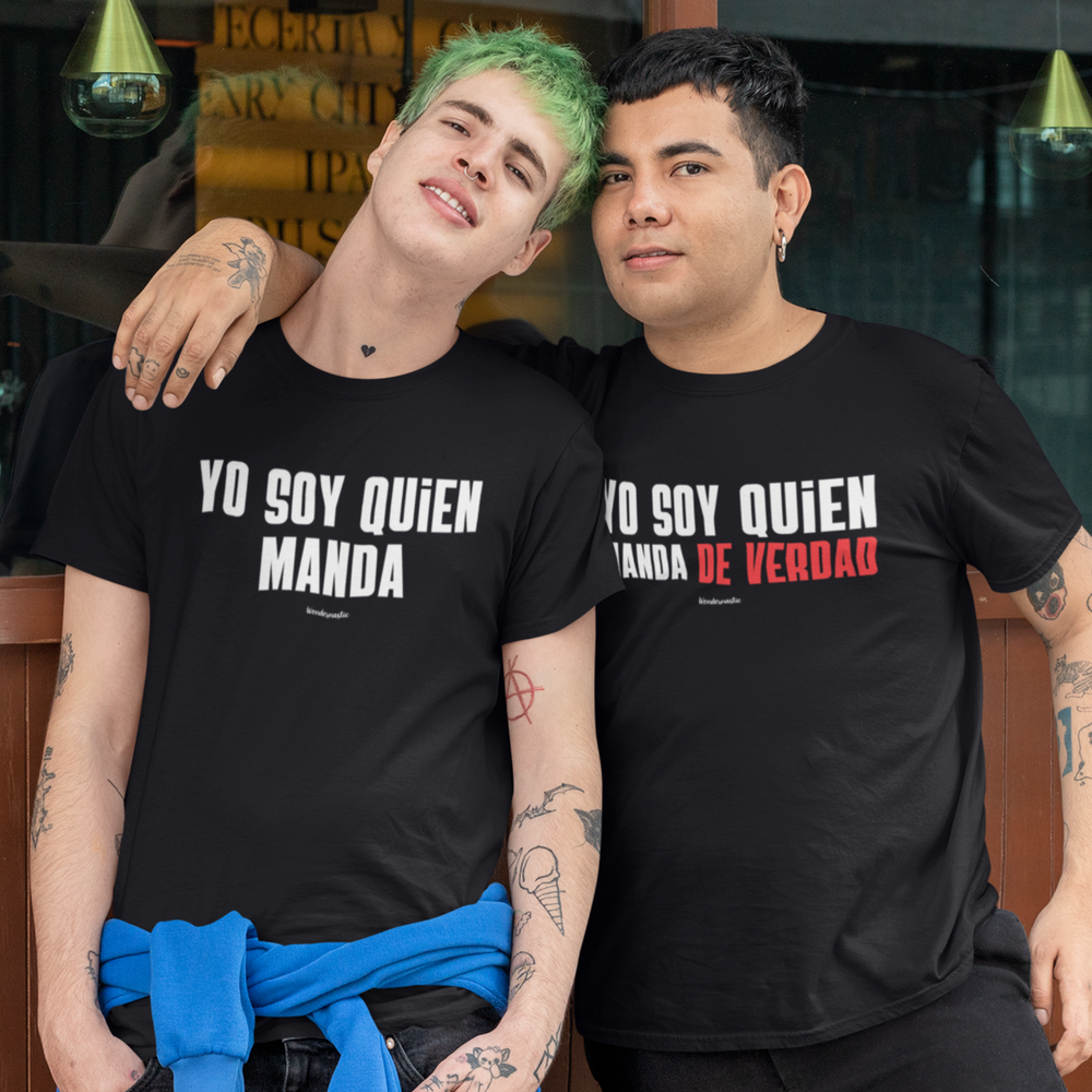 comprar-Camiseta Yo soy quien manda | Colección Dúo-wondernastic