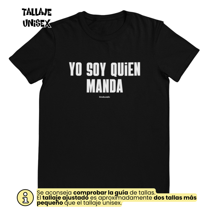 comprar-Camiseta Yo soy quien manda | Colección Dúo-wondernastic
