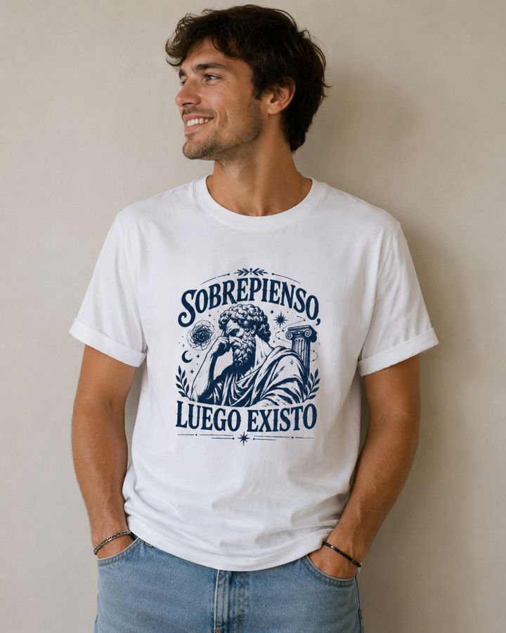 comprar-Camiseta Sobrepienso, luego existo-wondernastic