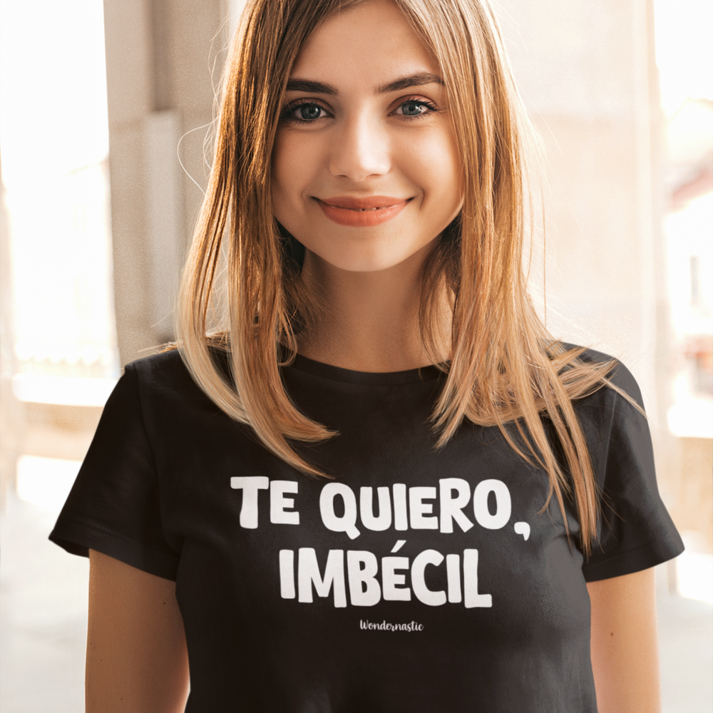 comprar-Camiseta Te quiero, imbécil | Colección Dúo-wondernastic