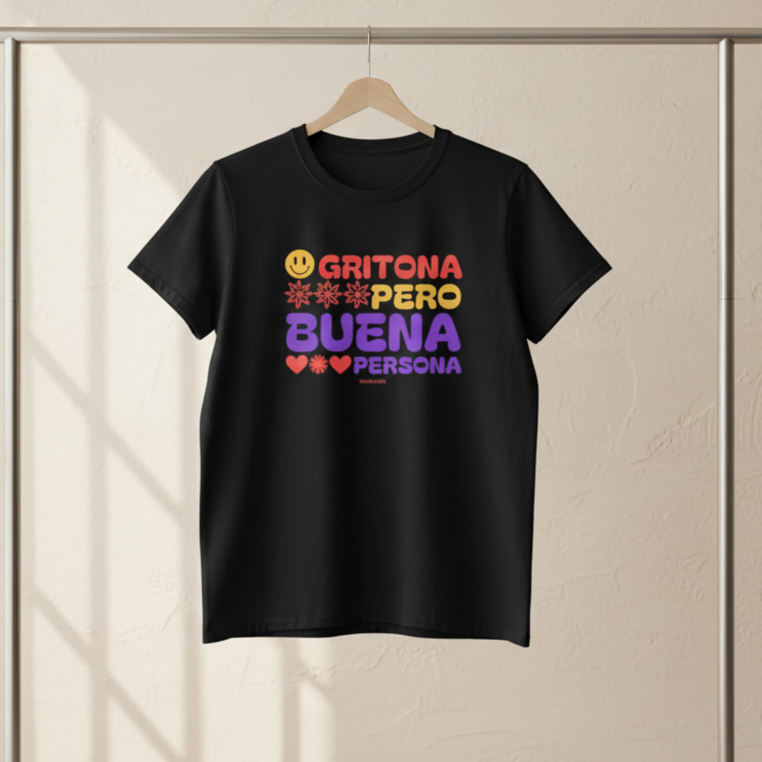 comprar-Camiseta Gritona pero buena persona-wondernastic