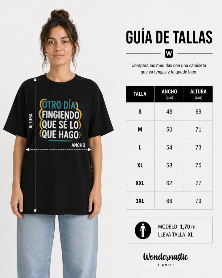 comprar-Camiseta Otro día fingiendo que sé lo que hago-wondernastic