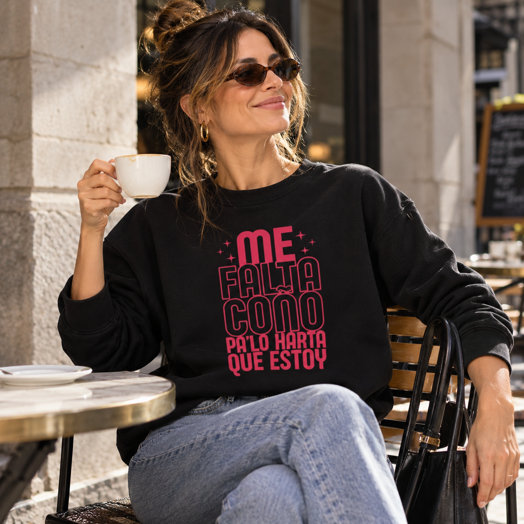 comprar-Sudadera Me falta coño pa lo harta que estoy-wondernastic