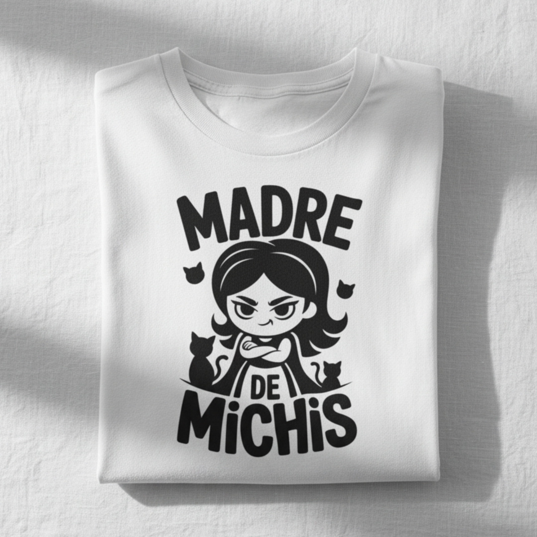 comprar-Camiseta - Madre de Michis-wondernastic