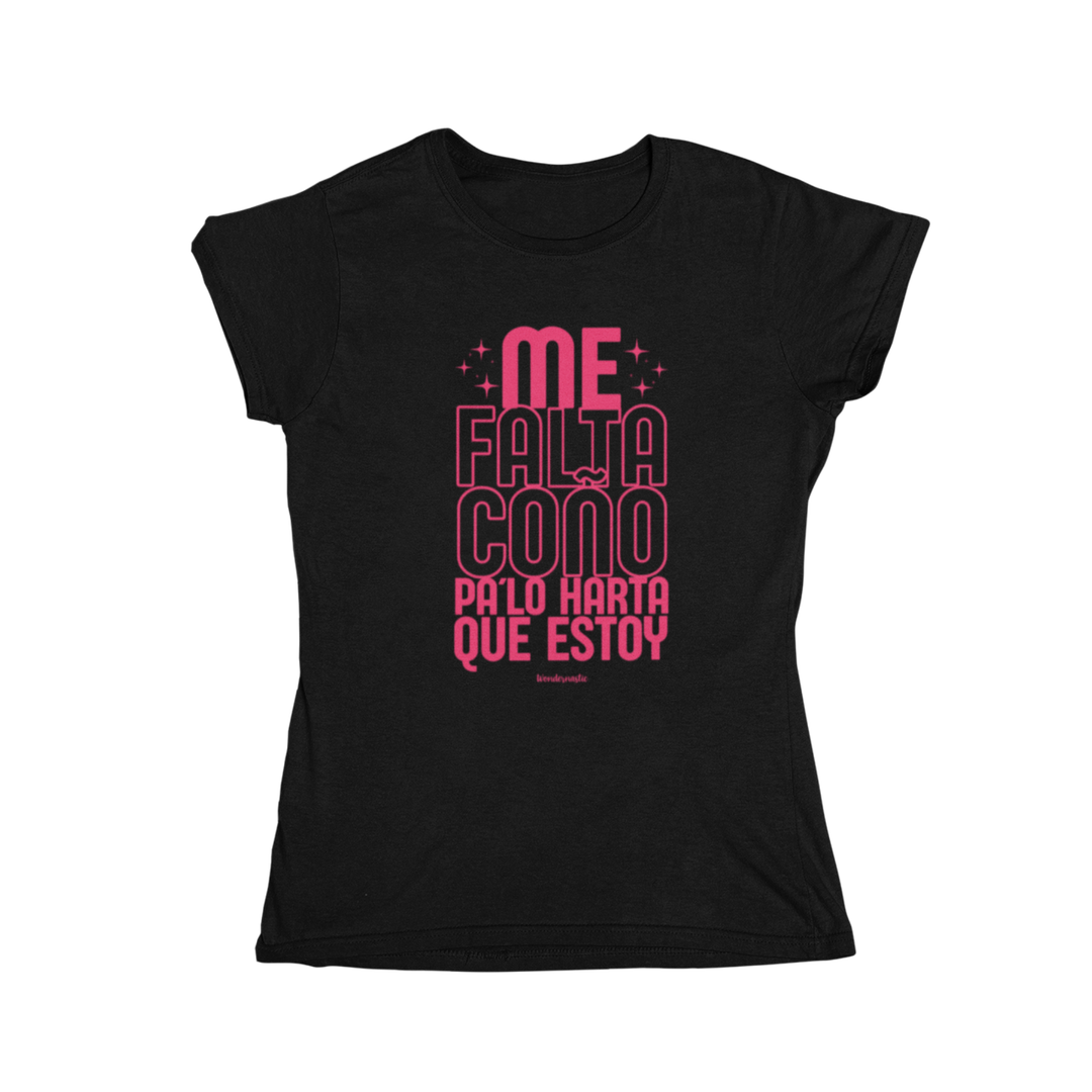 comprar-Camiseta Me falta coño pa lo harta que estoy-wondernastic