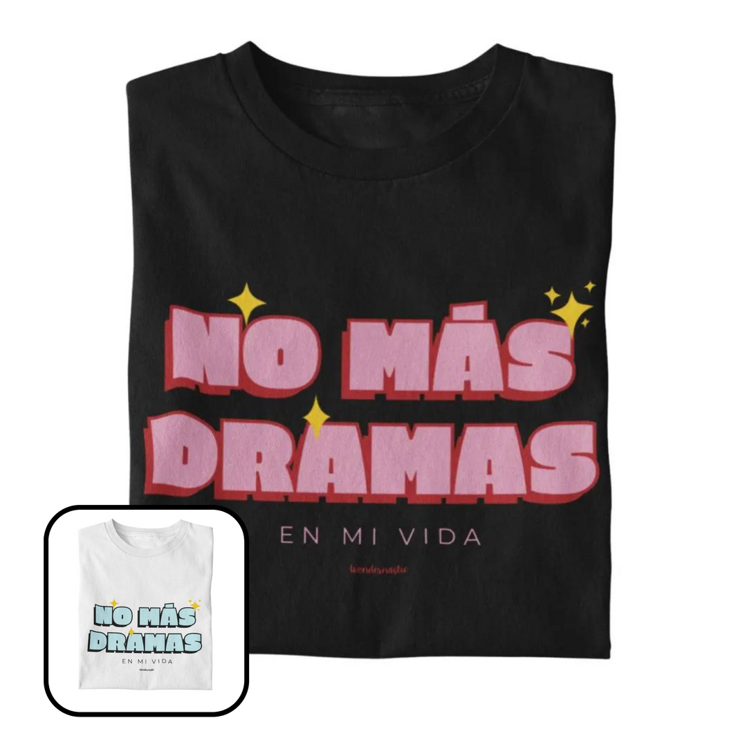 comprar-Camiseta No más dramas-wondernastic