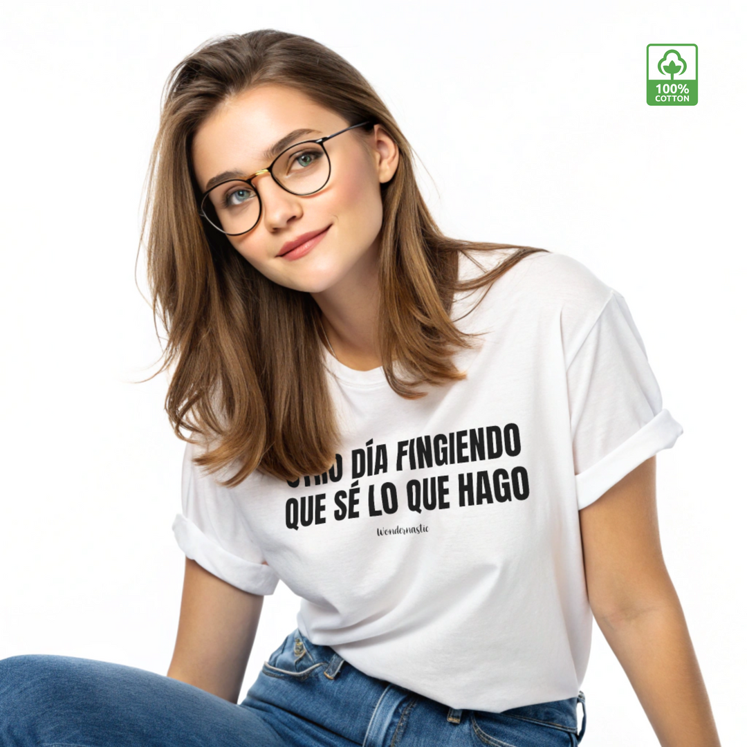 comprar-Camiseta Otro día fingiendo que sé lo que hago-wondernastic
