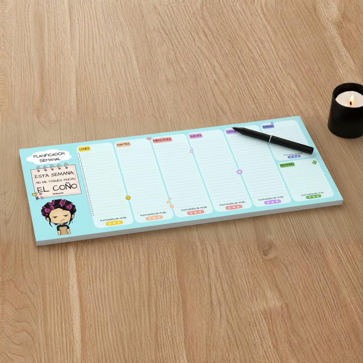 comprar-Planificador semanal Por favor, no me toquéis mucho el coño-wondernastic